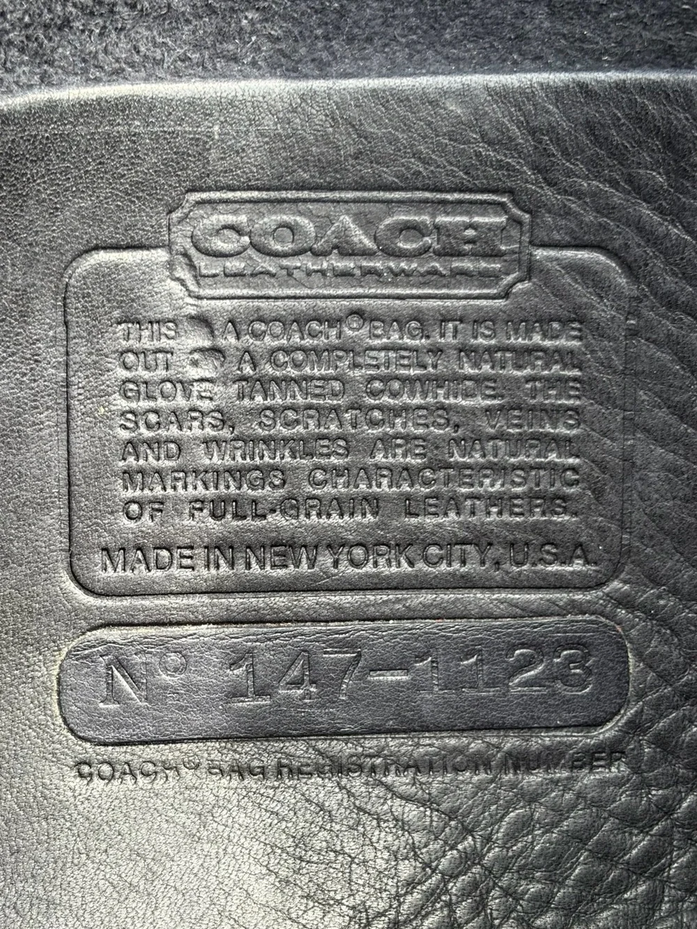 Vintage COACH Navy Bonnie Cashin Zippered Clutch EUC